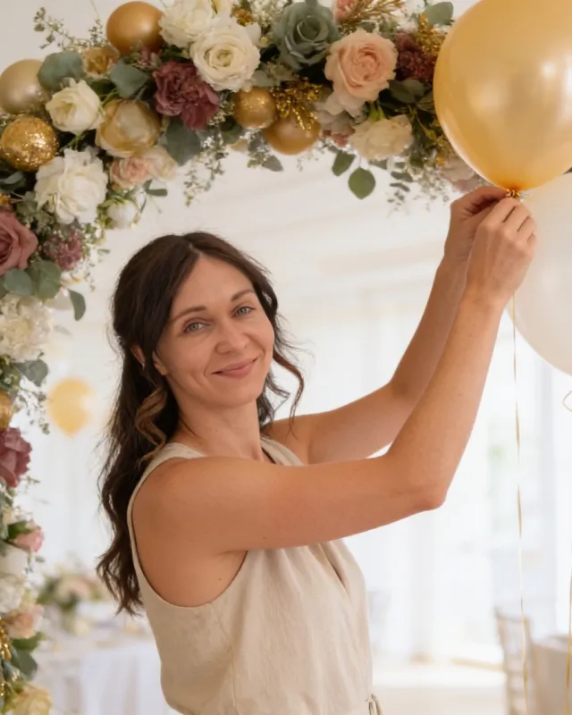 Cecilia, decoradora de @decoraconglobos_valencia